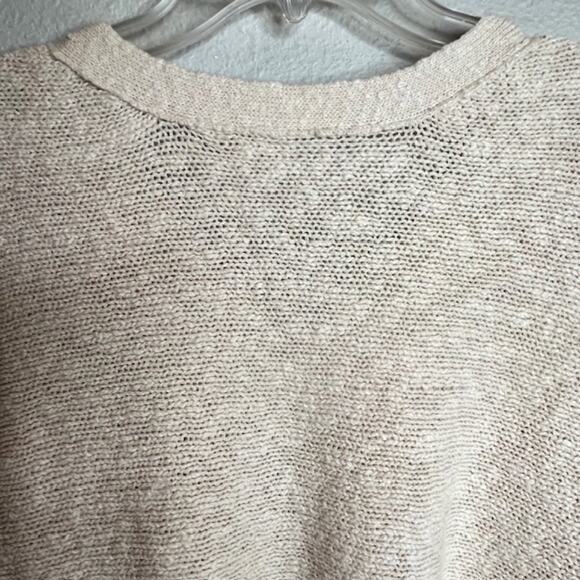 Ruby Moon NEW Button Back Sweater Oatmeal Size X-Small - Picture 3 of 10